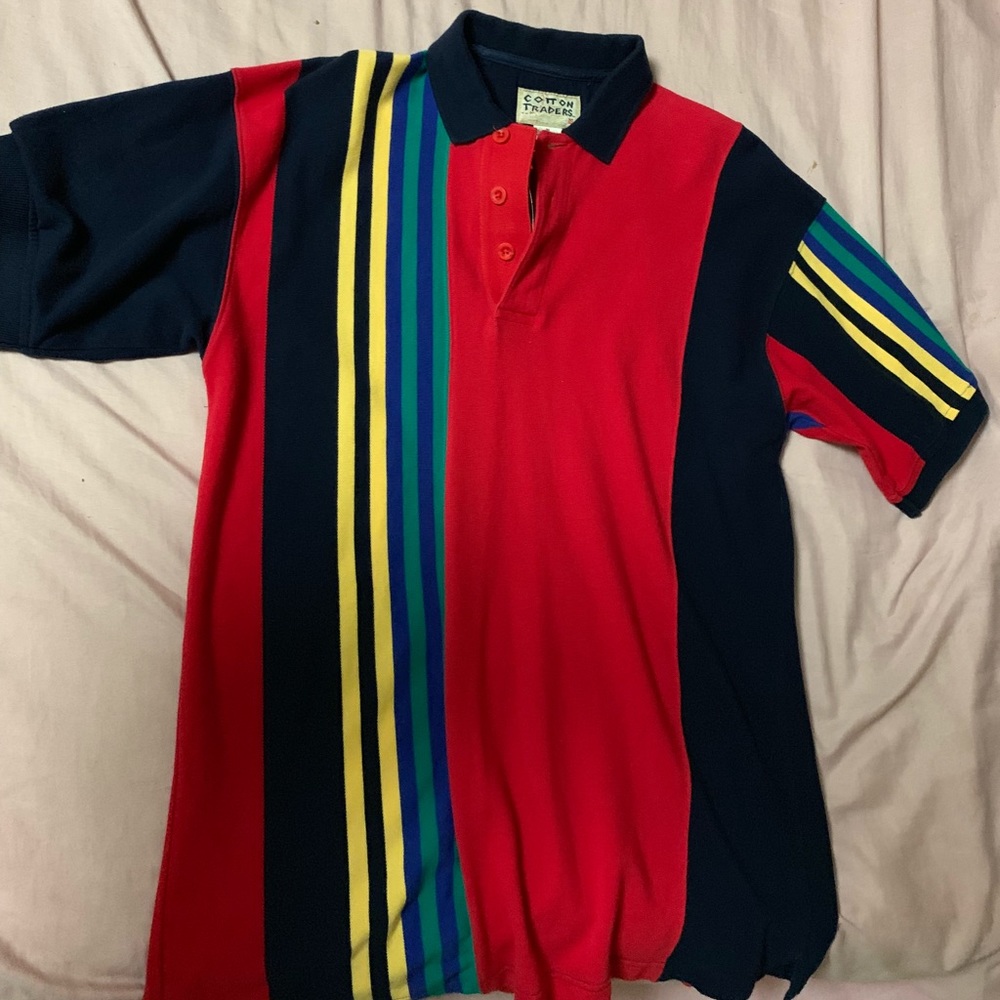 Vintage Polo - vertical stripes